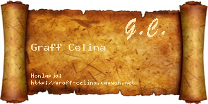 Graff Celina névjegykártya